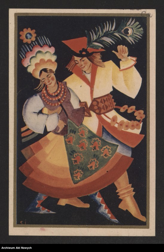 Obraz z kolekcji "Polskie stroje ludowe"