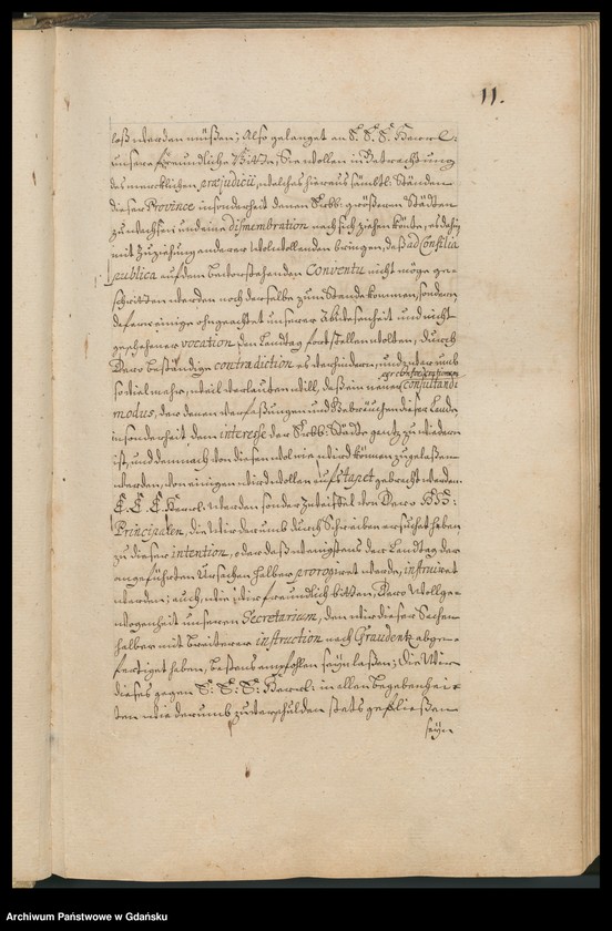 image.from.unit.number "[Liber missivarum]. Index literarum […] [adresatów]. W osobnym poszycie: Register der vornehmsten in den Missiven von 1710 u. 1711 enthaltenen Materien"