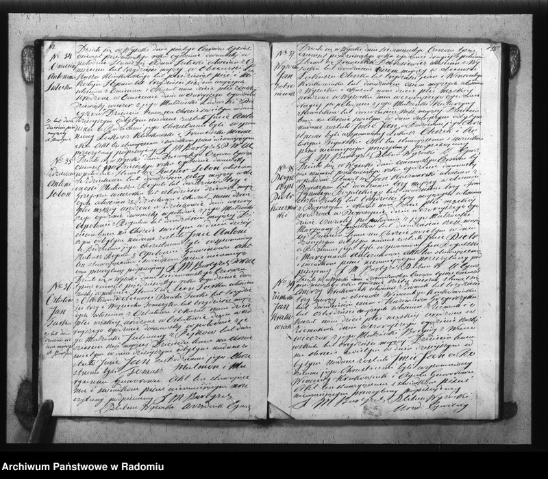 image.from.unit.number "Duplikat akt Religijno - Cywilnych Urodzonych, Zaszlubionych i Zmarłych Parafii Wysoka spisanych za rok 1850"