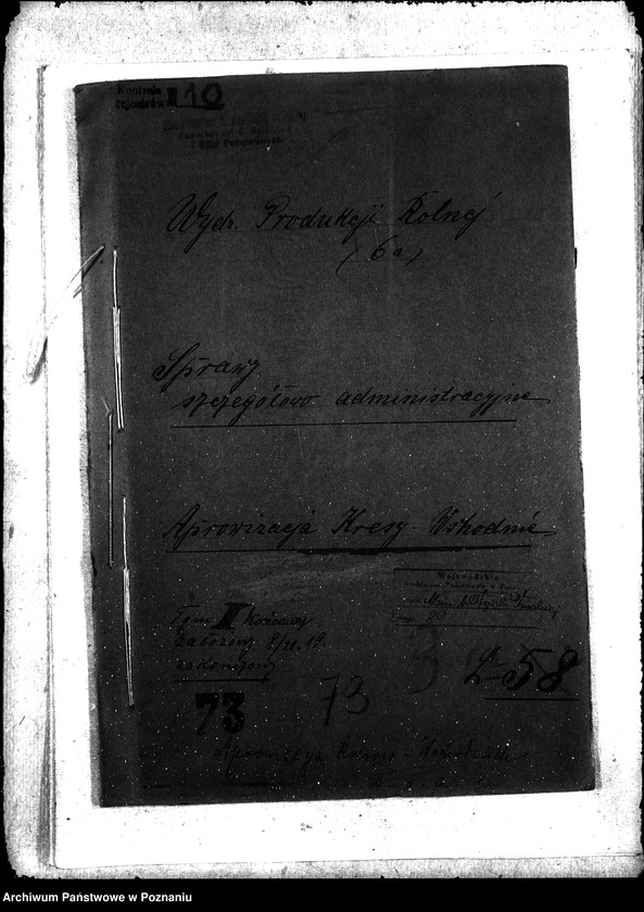 Obraz 4 z jednostki "Sprawy szczegółowo-administracyjne Aprowizacja Kresy Wschodnie"