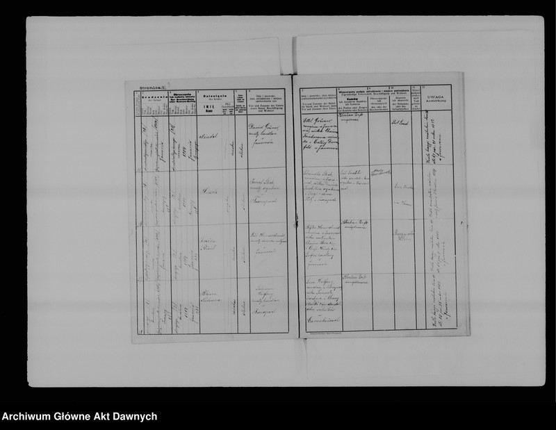 image.from.unit.number "Gmina wyznaniowa: Jaworów. Powiat: Jaworów. Księga metrykalna urodzeń, t. XII."