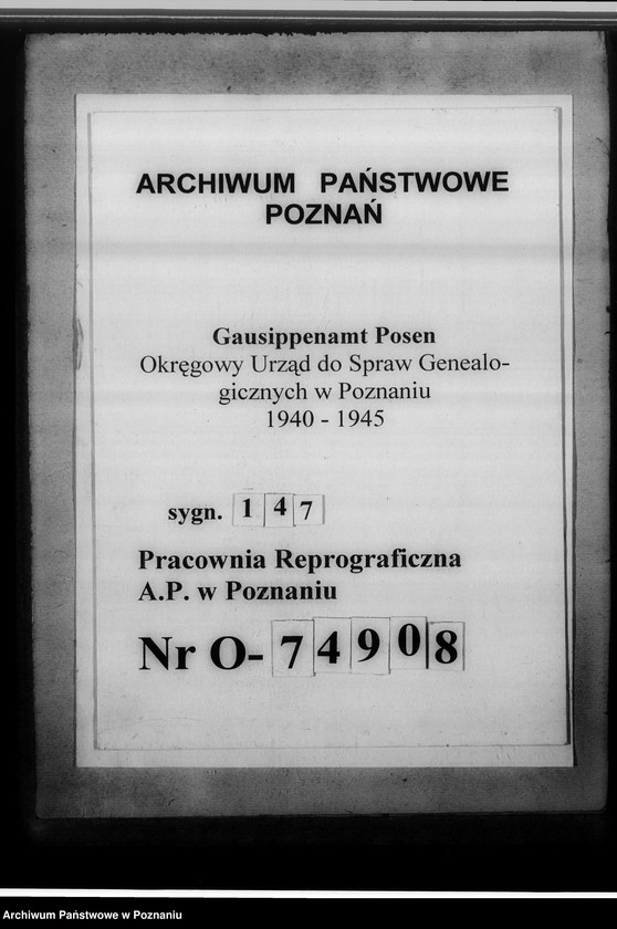 Obraz 15 z jednostki "[Korespondencja w sprawach organizacyjnych], Kreissippenamt Turek"