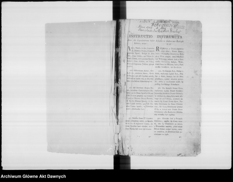 image.from.unit.number "Parafia: Dobrotwór. Dekanat: Busk. Księga metrykalna ślubów dla miasta Dobrotwór i wsi Zawonie 1788-1876, wsi: Sielec Bieńków 1786-1887, Chołojów i Niestanice 1787-1887. Tom I."