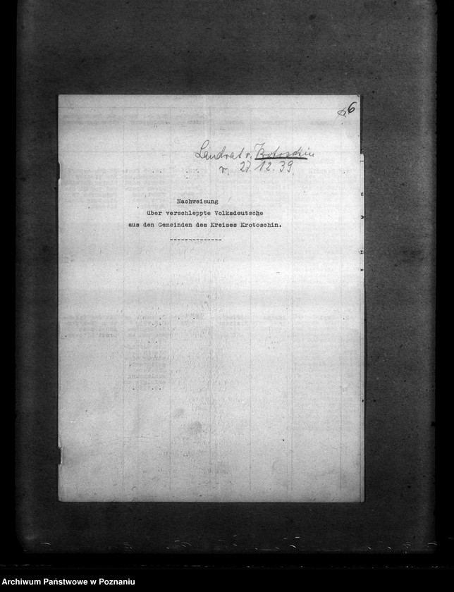 Obraz 11 z jednostki "Amtliche Meldungen Kreis Krotoschin (Krotoszyn)"