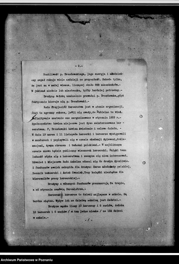 Obraz 5 z jednostki "Sprawozdania z wizytacji drużyn"