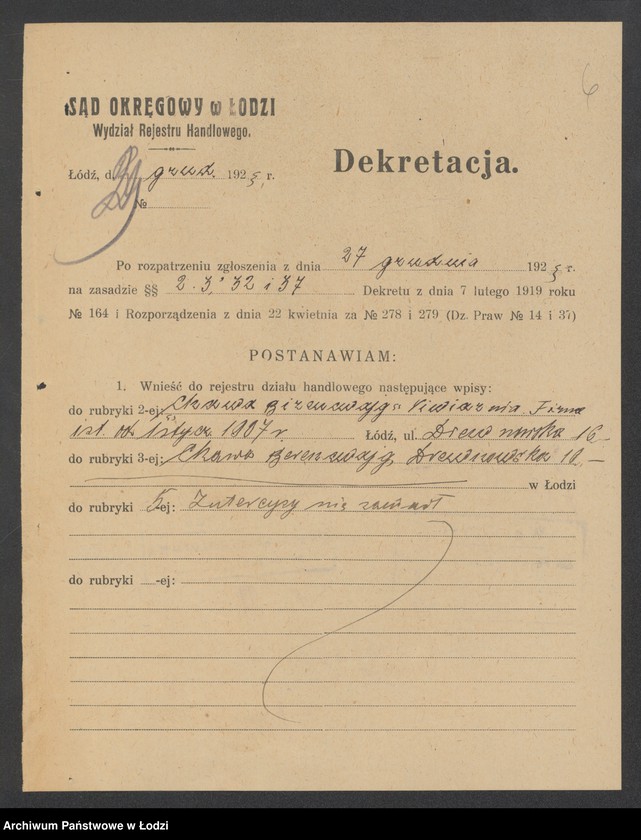 Obraz 8 z jednostki "Chawa Birencwajg – piwiarnia"