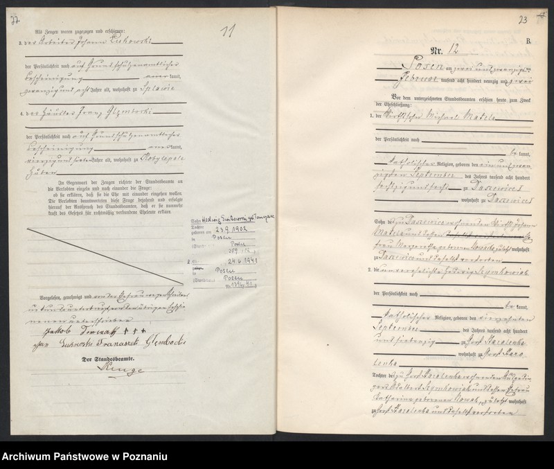 Obraz 14 z jednostki "Księga małżeństw"