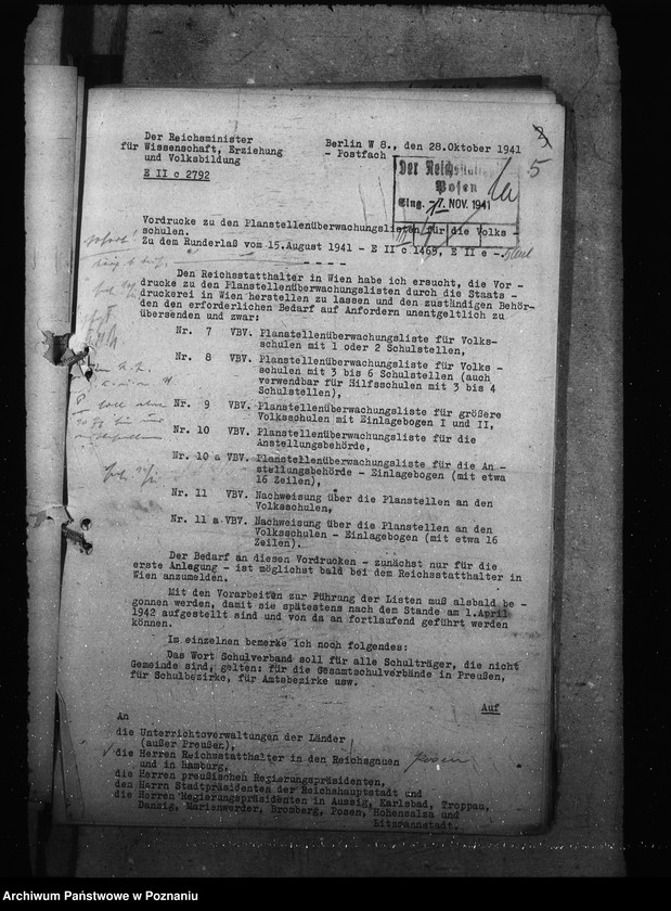 Obraz 9 z jednostki "Planstellenüberwachungslisten"