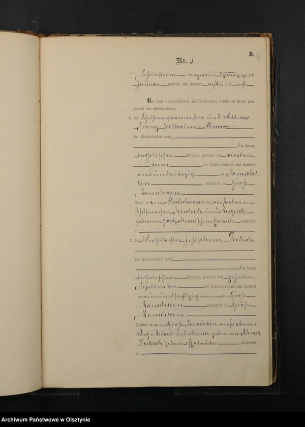 image.from.unit.number "Heiraths-Haupt-Register Nr 1 - 29"