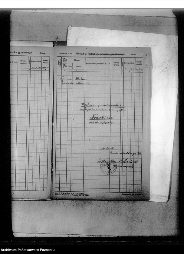 Obraz 20 z jednostki "Operat wyłączeń z art.. 4 i 5 majątków Kotomierz i Trzebień powiatu bydgoskiego"