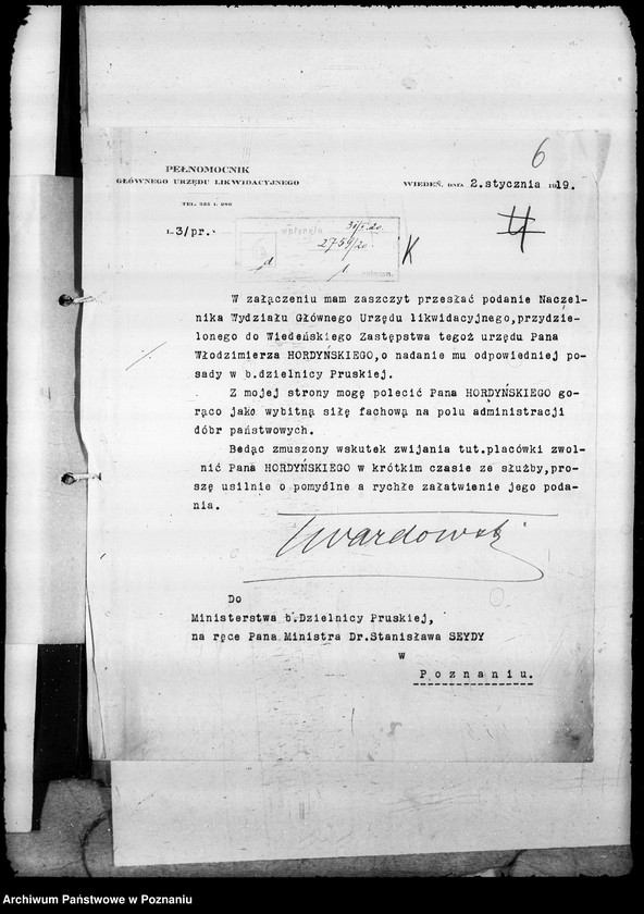 Obraz 11 z jednostki "Sprawy osobowe Pertraktacje z petentami"