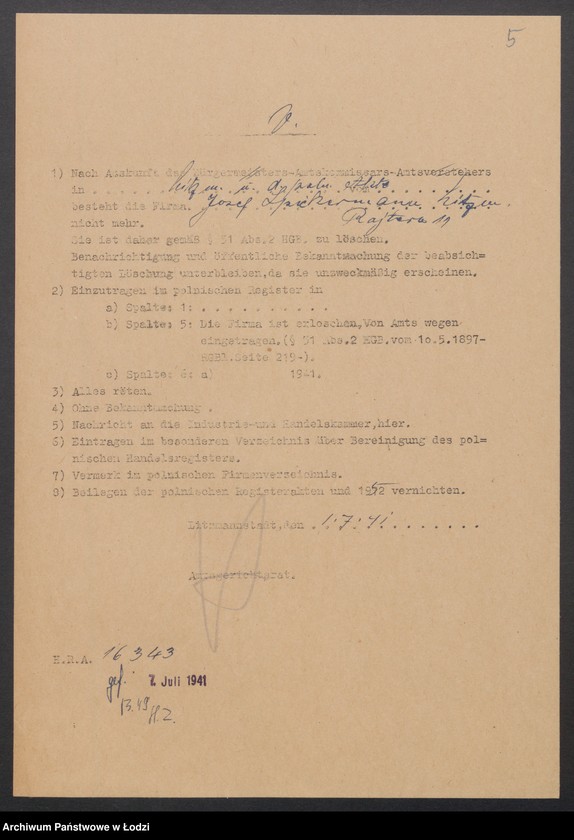 Obraz 7 z jednostki "Józef Spiekermann – stolarnia mechaniczna"