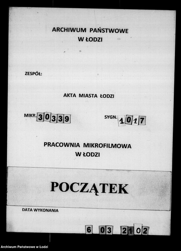 Obraz 1 z jednostki "Akta tyczące się spisu ognisk i opłaty od tychże"