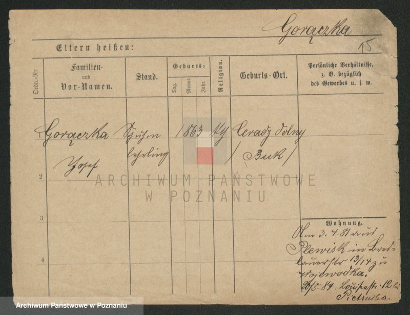 Obraz 17 z jednostki "Goroncy - Gorniakowski"