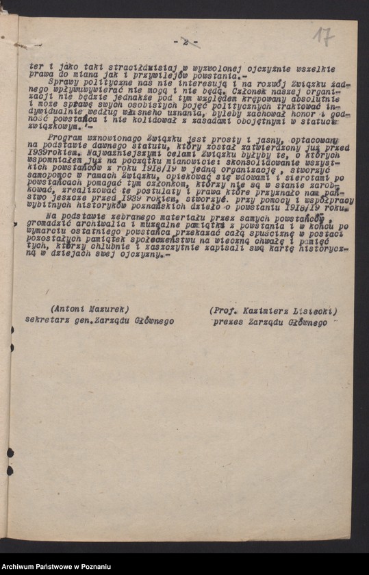 image.from.unit.number "Organizacja Związku Powstańców Wielkopolskich."