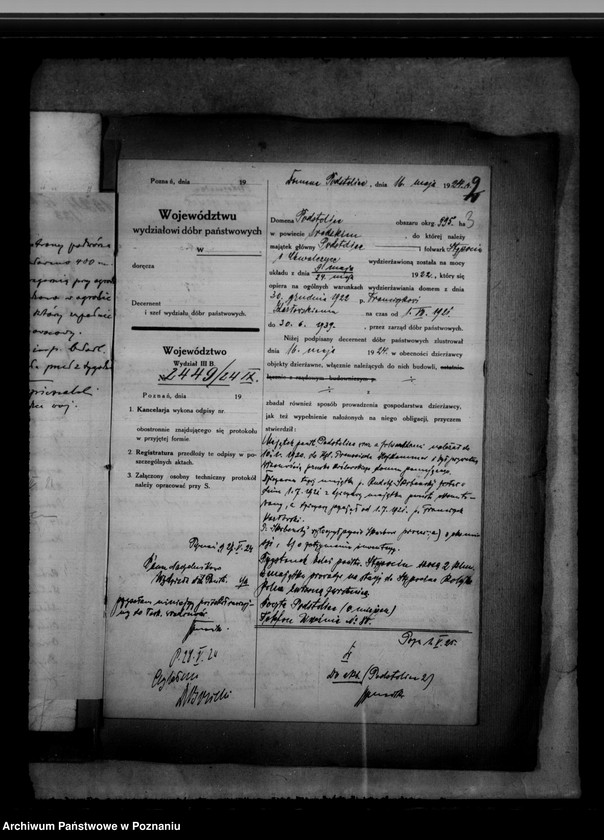 Obraz 7 z jednostki "Rewizje majątku państwowego Podstolice"