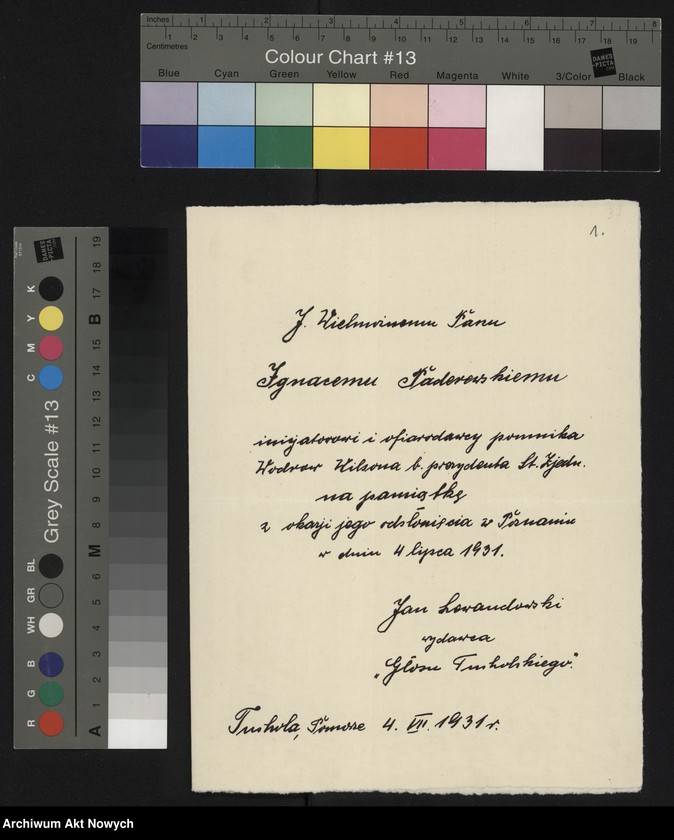 image.from.unit.number "Lewandowski Jan; Załączniki: "Głos Tucholski", 4 VII 1931 r. nr 76; L.1"