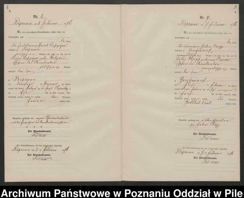 Obraz 7 z jednostki "Księga urodzeń"
