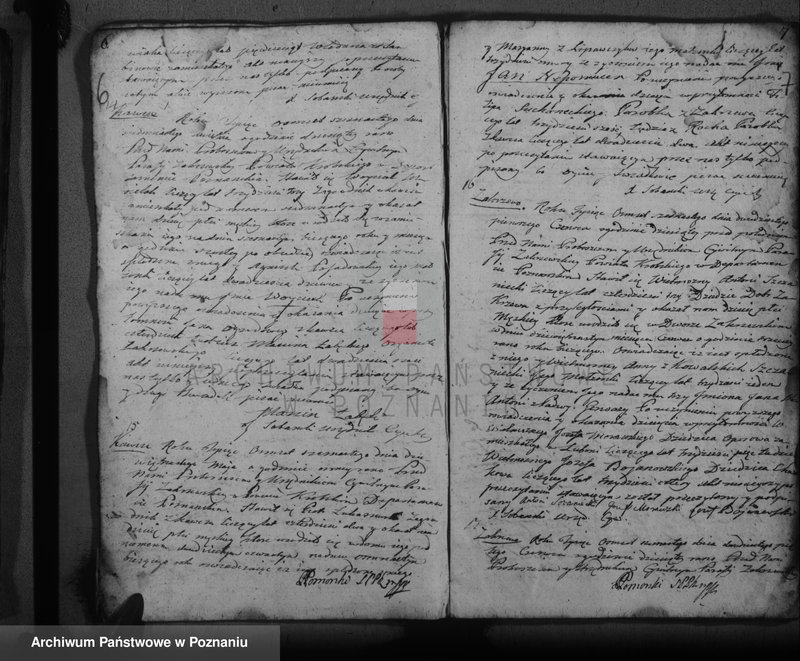 Obraz 6 z jednostki "Księga urodzeń, małżeństw i zgonu"