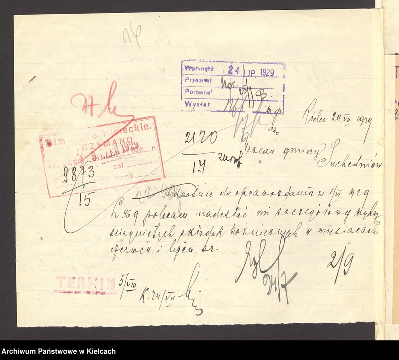 Obraz 19 z jednostki "[Ściąganie zaległej składki bóżniczej od członków gminy wyznaniowej żydowskiej w Bodzentynie]"