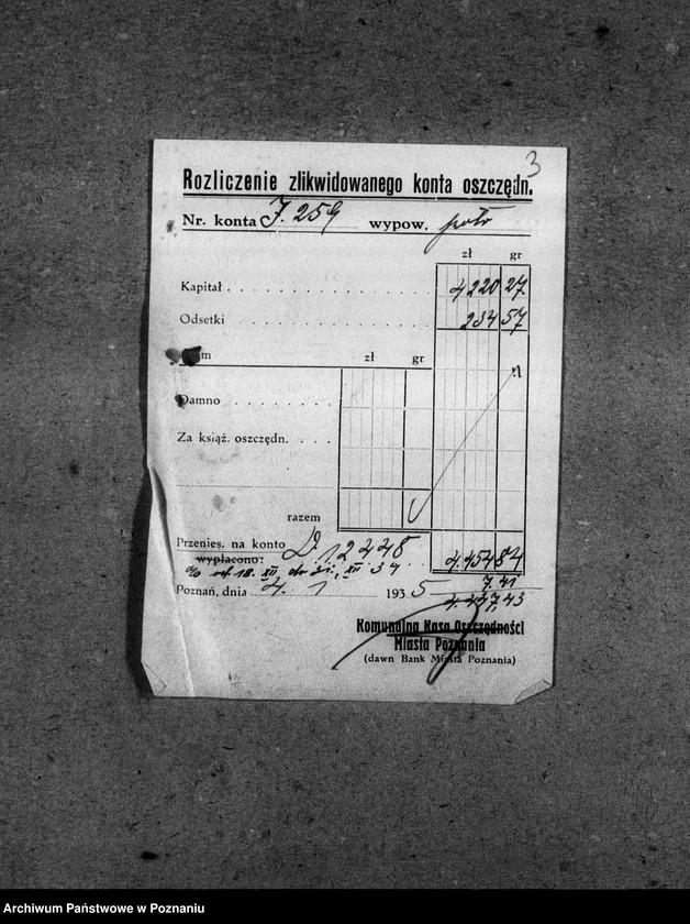 Obraz 7 z jednostki "Sprawy finansowe - weksle bez pokrycia - Nowakowski, Łopuszański"