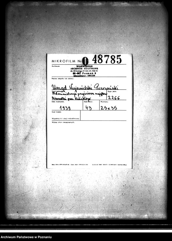 image.from.unit.number "Administracja przejściowa majątku Biernatki powiatu kaliskiego"