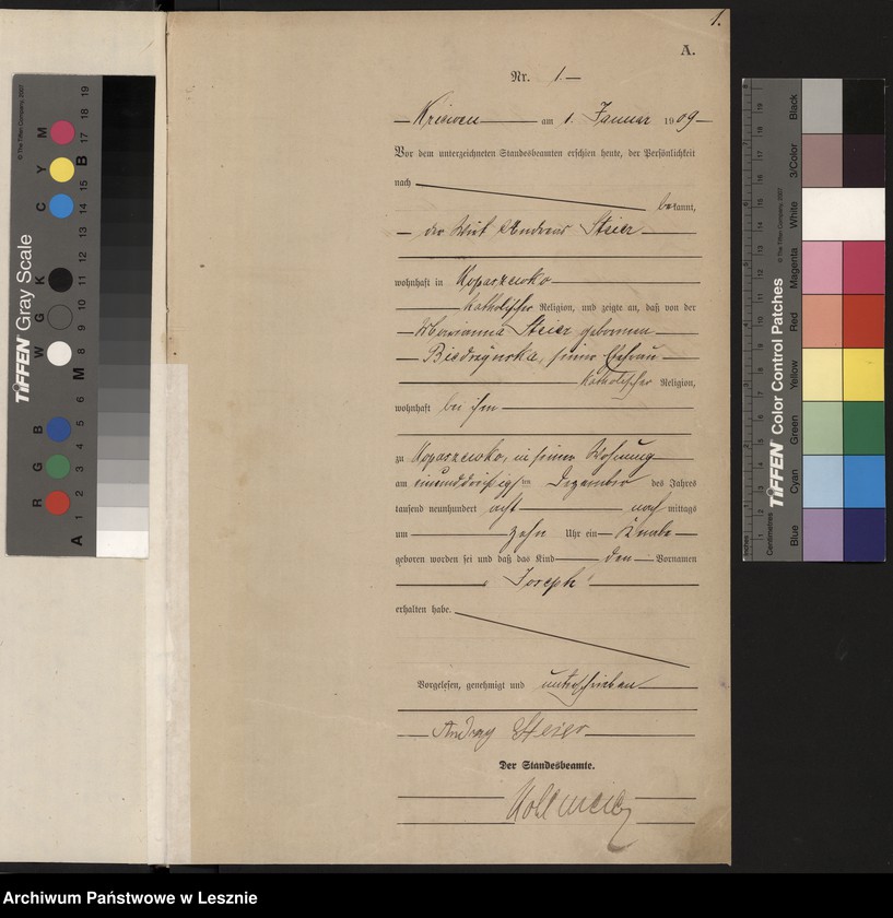 Obraz z jednostki "[Księga urodzeń]"