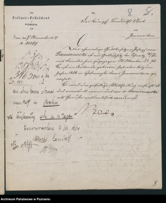 Obraz 12 z jednostki "A. betr. Josef von Daniszewski, Gutsbesitzer"