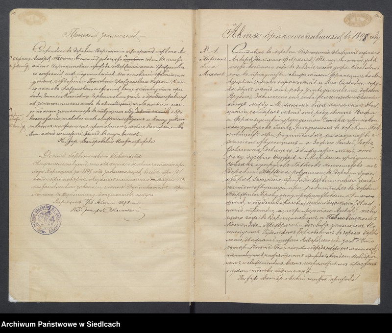 image.from.unit.number "Akta stanu cywilnego zaślubionych od roku 1896 do 1937"