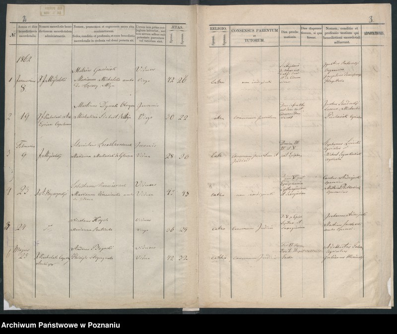 Obraz 3 z jednostki "Księga małżeństw"