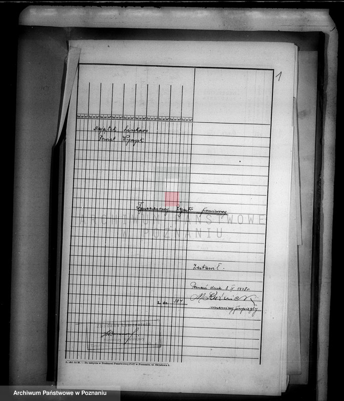 Obraz 6 z jednostki "Tymczasowy rejestr pomiarowo-parcelacyjny majątku Liszkowo powiatu wyrzyskiego"