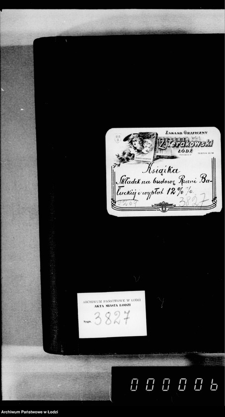 Obraz 4 z jednostki "Książka składek na budowę rzeźni bałuckiej"