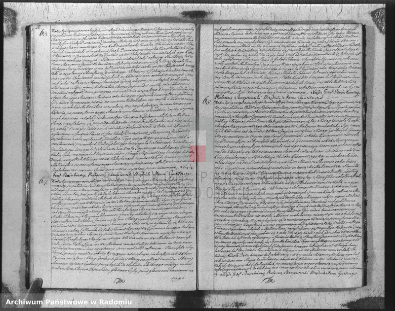 Obraz 13 z jednostki "Akta stanu cywilnego parafii Skaryszów małżeństw na rok 1820"