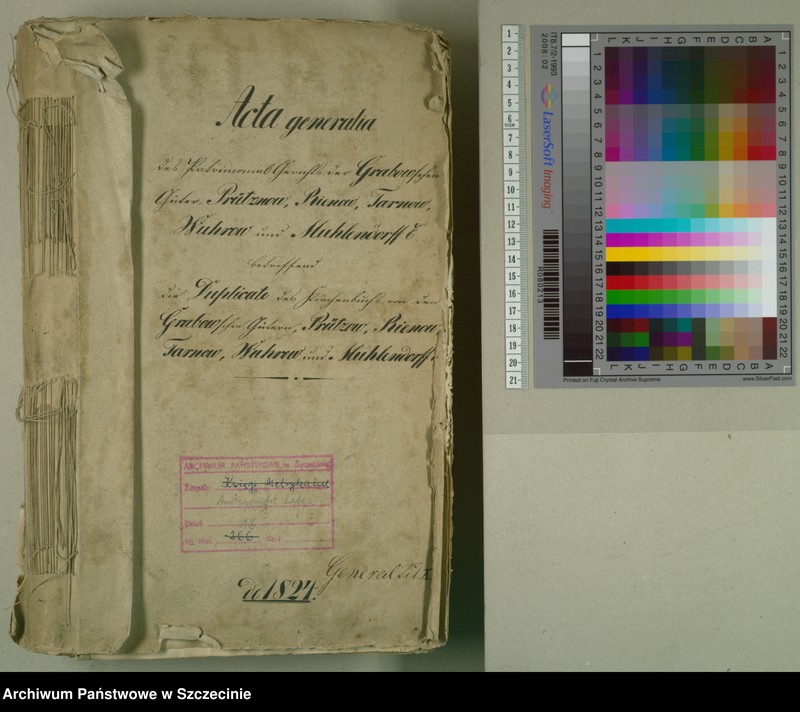 image.from.unit.number "Duplicate des Kirchenbuchs von den Grabowschen Gütern [Grabow]: Prützow [Prusinowo], Rienow [Rynowo], Tarnow [Tarnowo], Wuhrow [Worowo] und Mühlendorf [Poradz]"