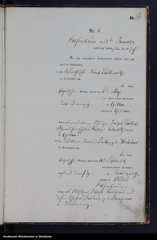 image.from.unit.number "Heiraths-Haupt-Register Nr 1 - 20"