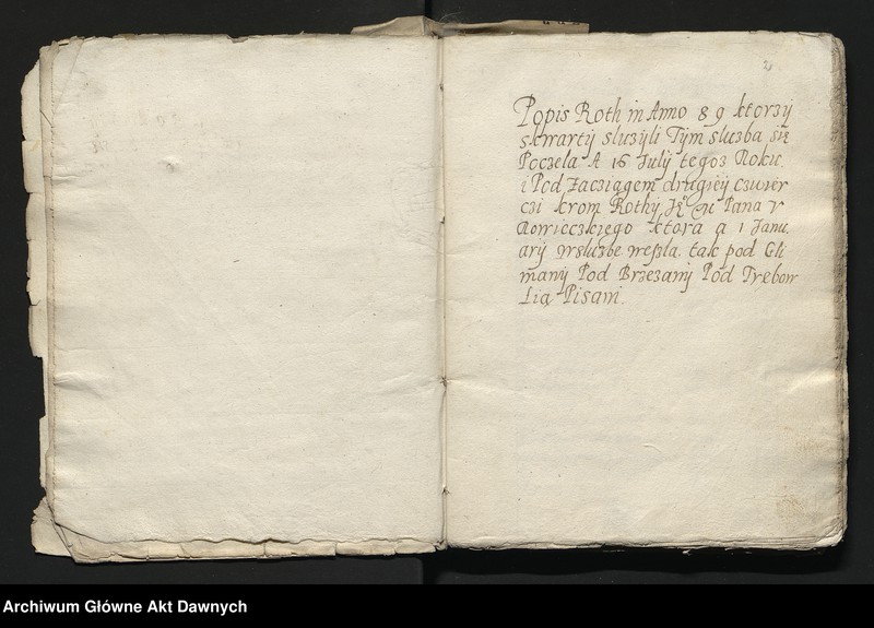 image.from.unit.number "Zbiór pism rozmaitych Wydziału Wojskowego tyczących, w. XVI - XVIII"