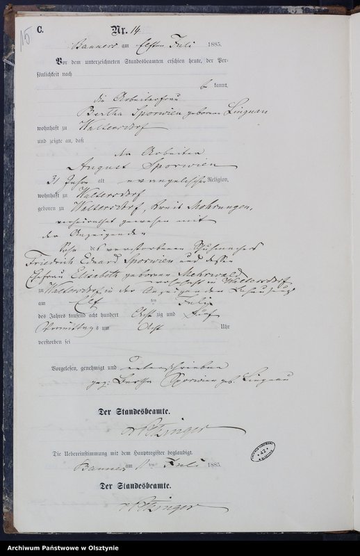 image.from.unit.number "Sterbe-Neben-Register Nr 1 - 32"