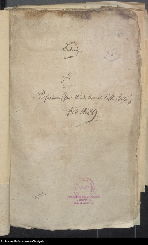 image.from.unit.number "Passenheimsche Land Armen-Cassen-Rechnung"