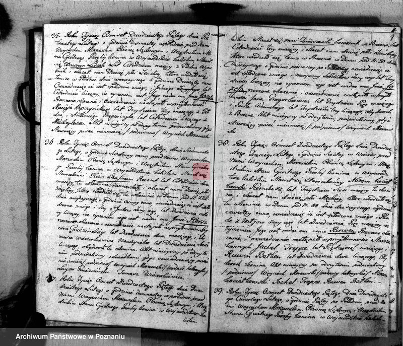 image.from.unit.number "Akta urodzeń, małżeństw i zgonu"