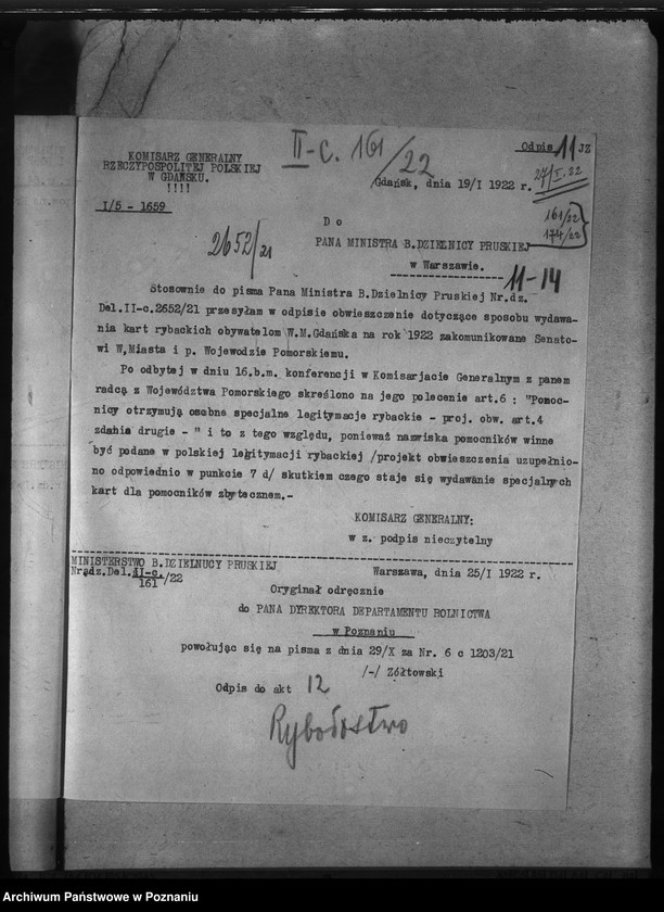 Obraz 15 z jednostki "Deleg. Departamentu Rolnictwa i D. Państw. Rybołówstwo"