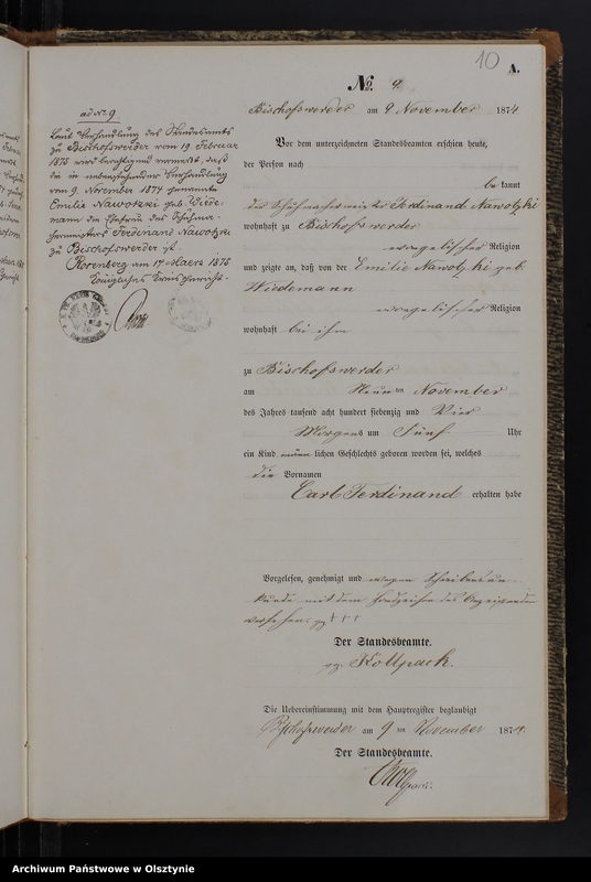 image.from.team "Urząd Stanu Cywilnego w Biskupcu Pomorskim pow. iławski (dawny pow. suski )"