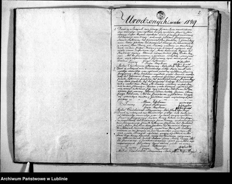 Obraz 4 z jednostki "Alegaty do księgi urodzeń, małżeństw i zgonów z 1836 r."