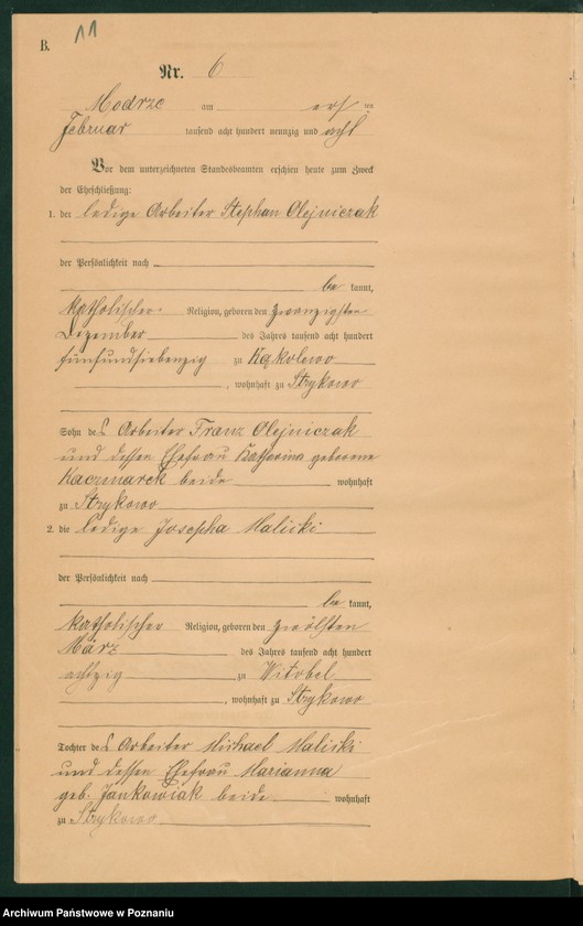 image.from.unit.number "Księga małżeństw"