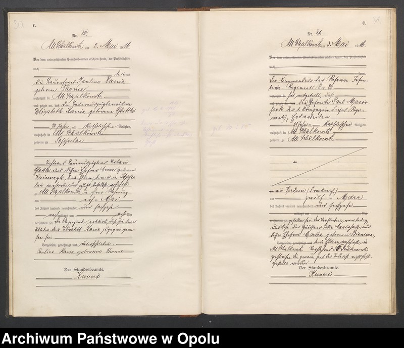 image.from.unit.number "Księga Zgonów Miejscowa Siołkowice Stare za rok 1916-1917"