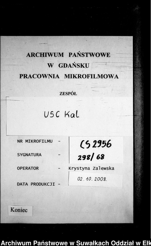 image.from.unit.number "Heiraths-Neben-Register des Preussischen Standes-Amtes Kehlen Kreis Angerburg"