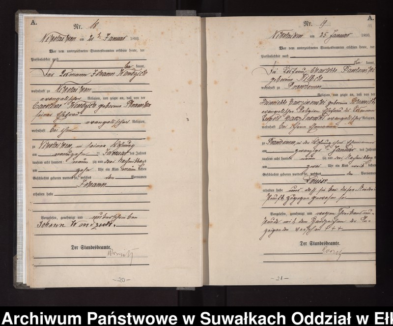 image.from.unit.number "Geburts-Haupt-Register des Königlichen Preussischen Standes-Amtes Nikolaiken Kreis Sensburg"