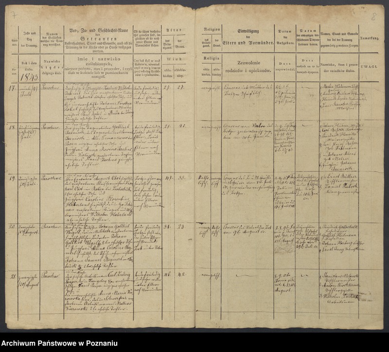 Obraz 6 z jednostki "Duplikat des Trauregisters"