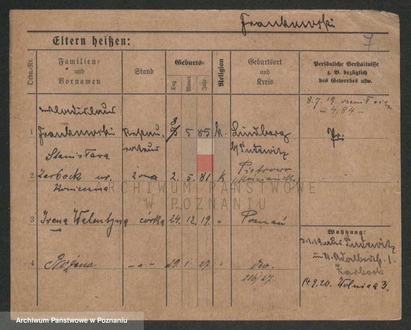 Obraz 9 z jednostki "Frankowski - Frąckiewicz"