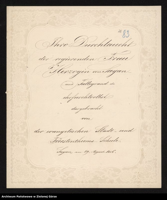 Obraz 15 z kolekcji "Życzenia oraz dedykacje dla Doroty de Talleyrand-Périgord z lat 1854–1862"