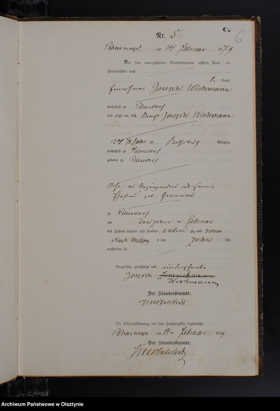 image.from.unit.number "Sterbe-Neben-Register Nr 1 - 78"